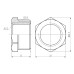Футорка SD Forte 1/2"х3/4" НВ SF3742015 SD00002749