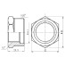 Футорка SD Forte 1" 1/4х1" НВ SF3743225 SD00002744