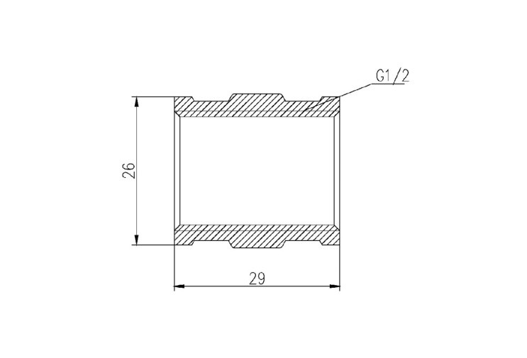 Муфта SD Forte 1/2" ВВ хром SF356H15 SD00002565 Муфта SD Forte 1/2" ВВ хром SF356H15 SD00002565