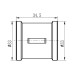Муфта SD Forte 3/4" ВВ хром SF356H20 SD00002567