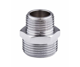Ніпель редукційний SD Forte 3/4"х1/2" хром SF359H2015 Ніпель редукційний SD Forte 3/4"х1/2" хром SF359H2015