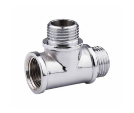 Трійник SD Forte 1/2" ВЗЗ хром SF365H15 Трійник SD Forte 1/2" ВЗЗ хром SF365H15