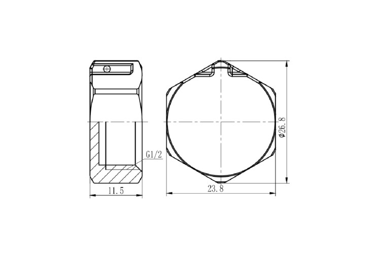 Заглушка SD Forte 1/2" НР хром SF353H15 SD00002521 Заглушка SD Forte 1/2" НР хром SF353H15 SD00002521