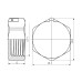 Заглушка SD Forte 3/4" НР хром SF353H20 SD00002523
