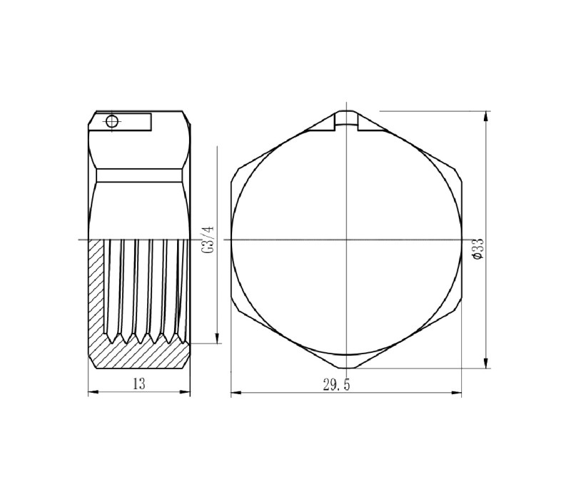 Заглушка SD Forte 3/4" ВР хром SF352H20 SD00002522 Заглушка SD Forte 3/4" ВР хром SF352H20 SD00002522