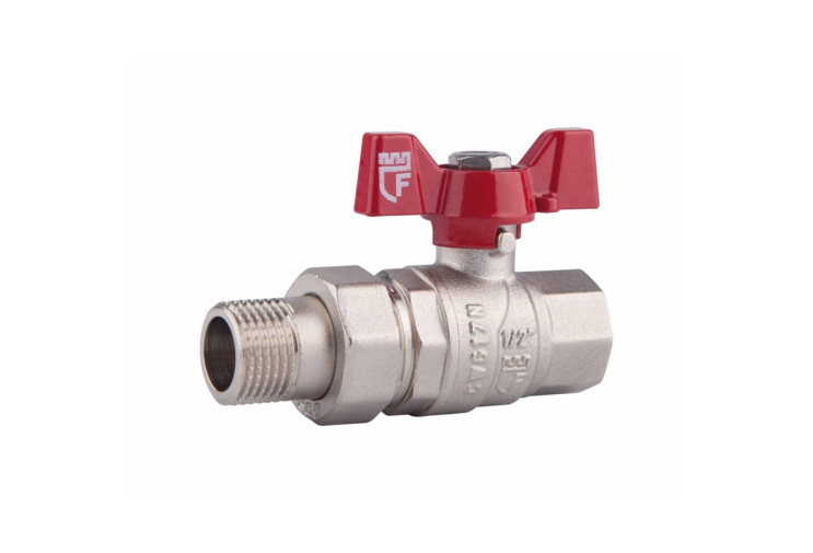 Кран шаровой "Американка" SD Forte 1/2" прямой SF220W15 SD00017967