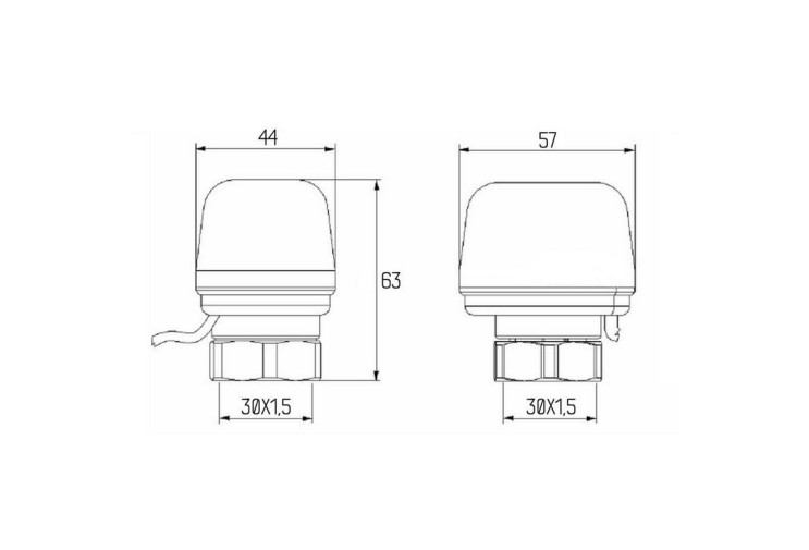 Сервопривод Icma 230V тип відкритий №980 (NA) SD00020431
