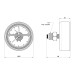 Термоманометр Icma 1/2" 0-10 бар, заднее подключение №259 SD00020439