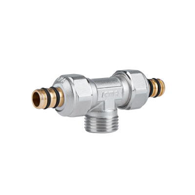 Тройник обжимной Icma 16х1/2"х16 НР №537 Тройник обжимной Icma 16х1/2"х16 НР №537
