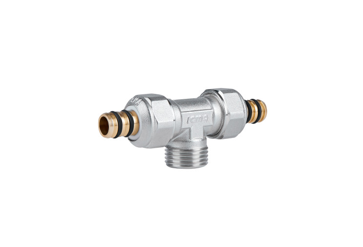 Тройник обжимной Icma 16х1/2"х16 НР №537 SD00020735