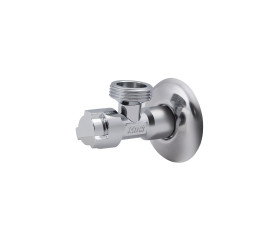 Кран приладовий буксовий Icma 1/2" х3/4" кутовий №519 Кран приладовий буксовий Icma 1/2" х3/4" кутовий №519