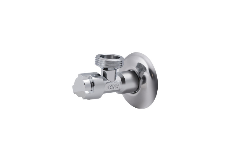 Кран приладовий буксовий Icma 1/2" х3/4" кутовий №519 SD00020745