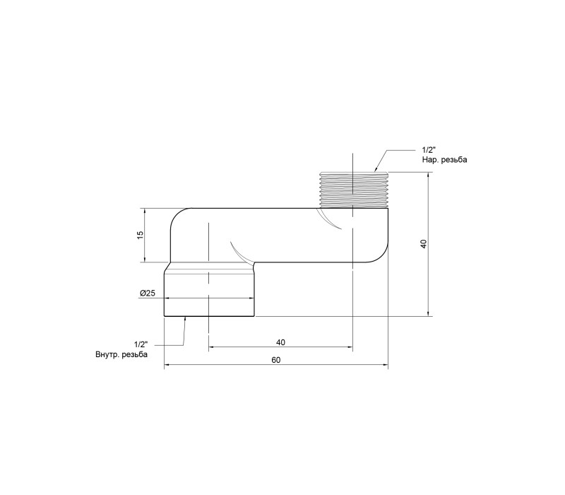 Ексцентрик радіаторний Icma 1/2"х4 см №720 SD00020749 Ексцентрик радіаторний Icma 1/2"х4 см №720 SD00020749