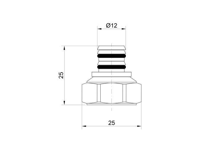 Наконечник Icma 1/2" 16х2 №98 SD00020788