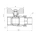 Кран шаровой "Американка" SD Forte 1" прямой SF220W25 SD00020899
