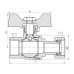 Кран кульовий з накидною гайкою SD Forte 1/2"х ВР для води прямий SF260W15 SD00021092
