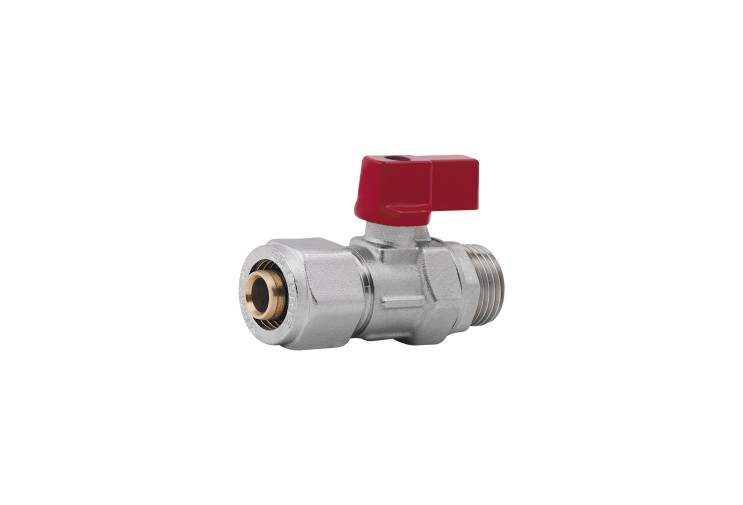 Кран шаровой обжимной SD Forte 16х1/2" НР SF262W15 SD00021115