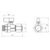 Кран шаровой обжимной SD Forte 16х1/2" НР SF262W15 SD00021115