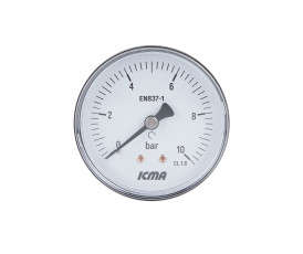 Манометр Icma 1/4" 0-10 бар, заднє підключення №243 Манометр Icma 1/4" 0-10 бар, заднє підключення №243