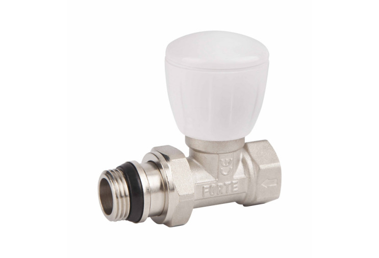 Кран радіаторний SD Forte Powerful 1/2" ВЗ з антипротіканням прямий SF230W15 SF230W15 SD00021135