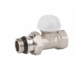 Кран радіаторний SD Forte Powerful 1/2" з антипротіканням прямий SF231W15 Кран радіаторний SD Forte Powerful 1/2" з антипротіканням прямий SF231W15