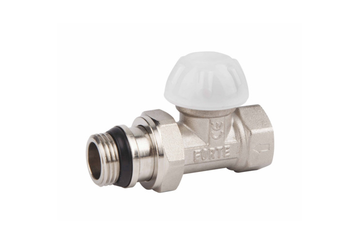 Кран радиаторный SD Forte Powerful 1/2" с антипротечкой прямой SF231W15 SD00021136