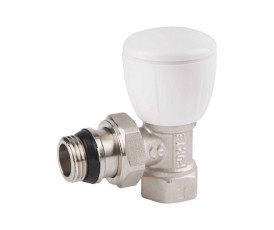 Кран радіаторний SD Forte Powerful 1/2" з антипротіканням кутовий SF232W15