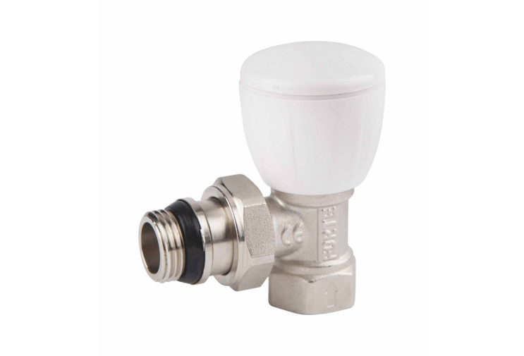 Кран радиаторный SD Forte Powerful 1/2" с антипротечкой угловой SF232W15 SD00021137