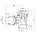 Кран радиаторный SD Forte Powerful 1/2" с антипротечкой угловой SF233W15 SD00021138