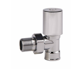 Кран радиаторный SD Forte 1/2" угловой хром SF234W15 Кран радиаторный SD Forte 1/2" угловой хром SF234W15
