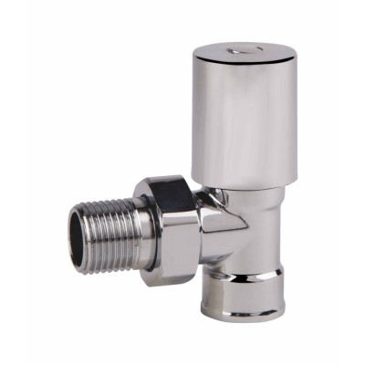 Кран радиаторный SD Forte 1/2" угловой хром SF234W15 Кран радиаторный SD Forte 1/2" угловой хром SF234W15