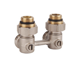 Кран кульовий SD Forte 3/4"х1/2" для радіатора нижній кутовий SF250W15 Кран кульовий SD Forte 3/4"х1/2" для радіатора нижній кутовий SF250W15