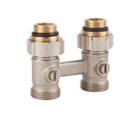 Кран шаровой SD Forte 3/4"х1/2" для радиатора нижний SF251W15 Кран шаровой SD Forte 3/4"х1/2" для радиатора нижний SF251W15