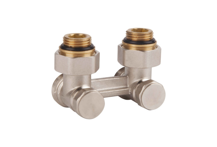 Кран буксовый SD Forte 3/4"х1/2" для радиатора нижний угловой SF252W15 SD00021149