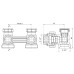 Кран буксовый SD Forte 3/4"х1/2" для радиатора нижний угловой SF252W15 SD00021149