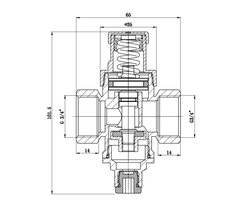 Редуктор SD Forte 3/4" SF241W20 SD00021157 Редуктор SD Forte 3/4" SF241W20 SD00021157