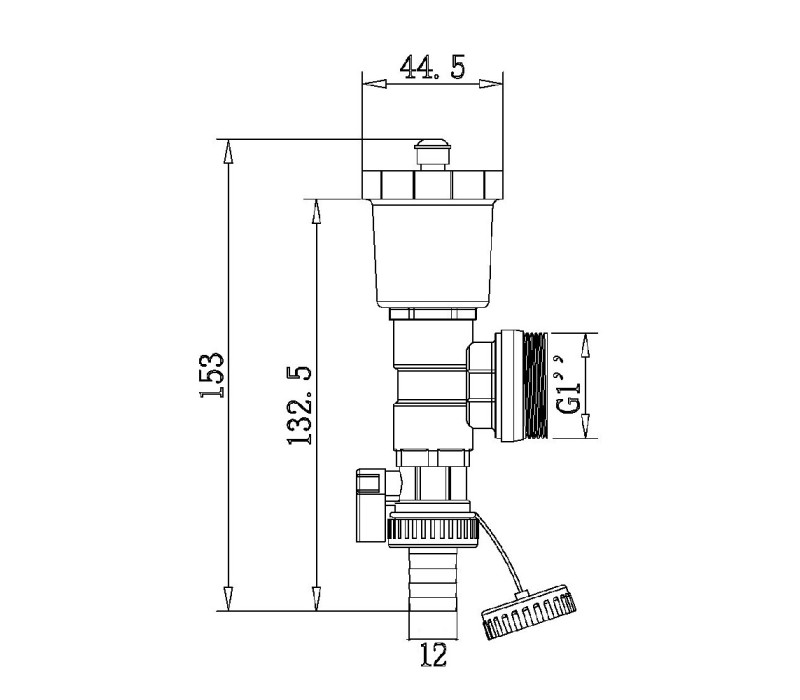 Торцева група SD Forte 1" для колектора SFE00725 SD00021201