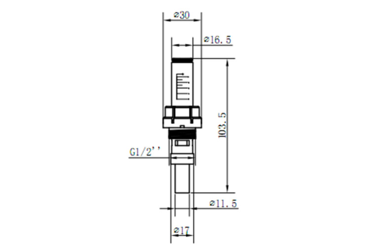 Витратомір SD Forte 1/2"х3/4" для колектора SFE008 SD00021203
