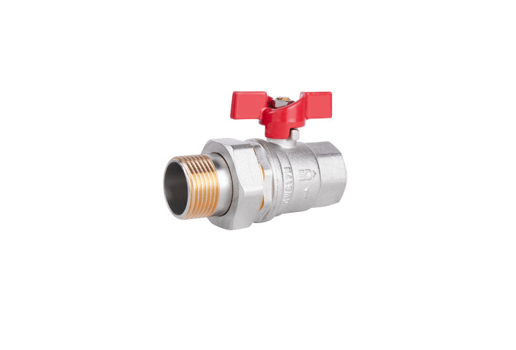 Кран шаровой "Американка" SD Plus 1" ВН прямой SD220W25 SD00021314