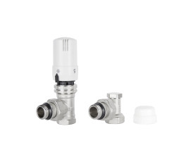 Комплект термостатический SD Plus 1/2" для радиатора угловой SD352W15 Комплект термостатический SD Plus 1/2" для радиатора угловой SD352W15