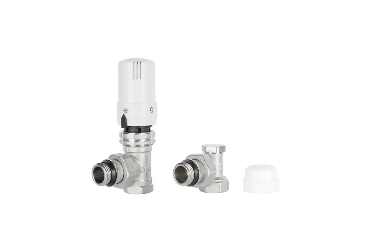 Комплект термостатический SD Plus 1/2" для радиатора угловой SD352W15 SD00021320