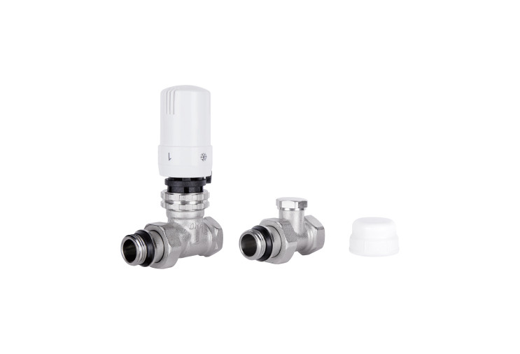 Комплект термостатический SD Plus 1/2" для радиатора прямой SD353W15 SD00021321