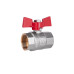Кран шаровой SD Plus 1" ВР для воды (бабочка) SD602NW25PN40 SD00021325