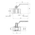 Кран шаровой SD Plus 3/4" ВР для воды (рычаг) SD600NW20PN40 SD00021327