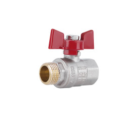 Кран кульовий SD Plus 1/2" ВЗ для води (метелик) SD607NW15PN40 Кран кульовий SD Plus 1/2" ВЗ для води (метелик) SD607NW15PN40
