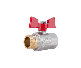 Кран кульовий SD Plus 3/4" ВЗ для води (метелик) SD607NW20PN40 Кран кульовий SD Plus 3/4" ВЗ для води (метелик) SD607NW20PN40
