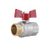 Кран шаровой SD Plus 1" ВН для воды (бабочка) SD607NW25PN40 SD00021334