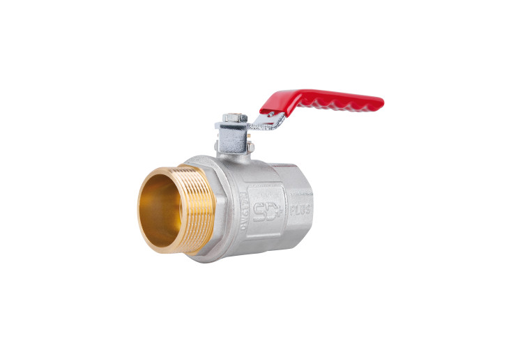 Кран шаровой SD Plus 1" 1/2 ВН для воды (рычаг) SD605NW40PN40 SD00021339