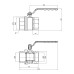 Кран шаровой SD Plus 2" ВР для газа (рычаг) SD600NG50PN40 SD00021346