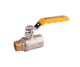 Кран кульовий SD Plus 1/2" ВЗ для газу (важіль) SD605NG15PN40